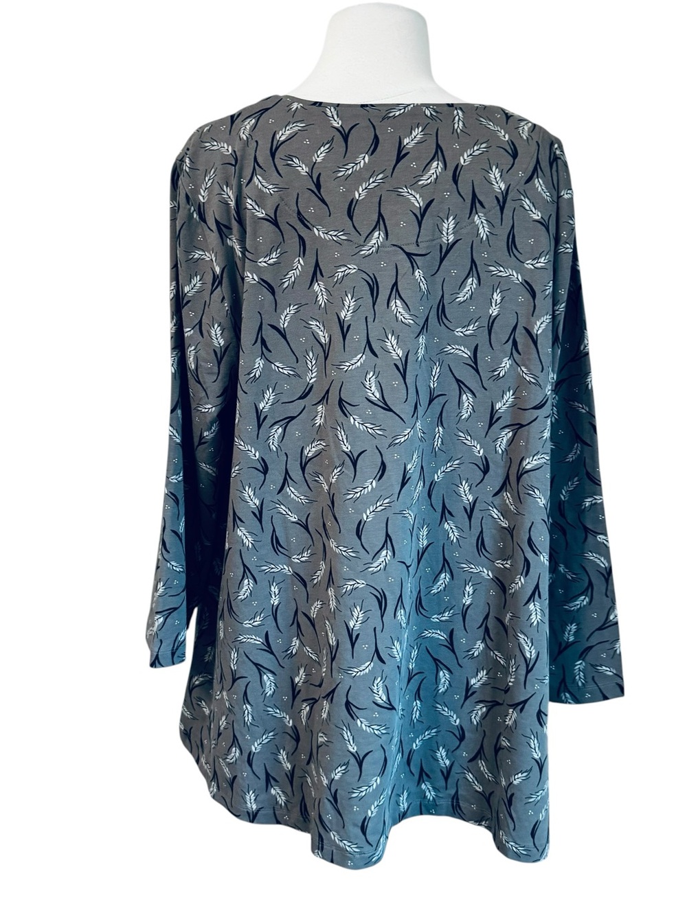 Gudrun Sjoden Floral Leaf Print Top - Picture 4 of 8